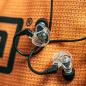 Preview: CTM CE220 In Ear Monitor-Kopfhörer Grau mit Tuch