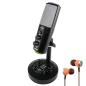 Preview: Mackie USB-Mikrofon Chromium mit In-Ear Kopfhörer