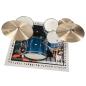 Preview: Drum N Base Schlagzeug-Teppich CLB-NGHT Night 165 x 142 cm