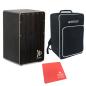 Preview: Schlagwerk CP91 Cajon mit Sitzpad rot und Tasche