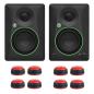 Preview: Mackie Studio-Monitore CR4.5BT mit Boxenfüße Rot
