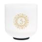 Preview: keepdrum Klangschale CSBG6 Kronenchakra Gold 6 Zoll