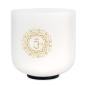 Preview: keepdrum Klangschale CSBG6 Kronenchakra Gold 6 Zoll