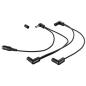 Preview: EBS Kabel DC-4 4-fach Verteiler für Netzteile mit 2.1 mm Stecker