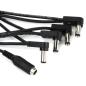 Preview: EBS Kabel DC-4 4-fach Verteiler für Netzteile mit 2.1 mm Stecker
