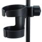 Preview: keepdrum Mikrofonständer MS106 BK mit Getränkehalter