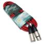 Preview: keepdrum DMX Kabel 15m 3-pol XLR 1x Rot 1x Blau