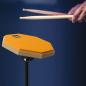 Preview: keepdrum Übungspad Orange 8 Zoll mit Stativ und Sticks