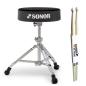 Preview: Sonor Schlagzeughocker DT 4000 mit Schlagzeugstöcken