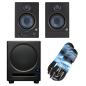 Preview: Presonus Eris 4.5BT Bluetooth-Boxen 2nd Gen mit Eris Sub 8 BT und Klinkenkabel
