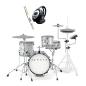 Preview: Efnote Mini E-Drum mit Kopfhörer und Schlagzeugstöcken