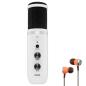 Preview: Mackie USB-Mikrofon EM-USB Weiss mit In-Ear Kopfhörer