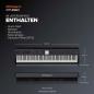 Preview: Roland Keyboard FP-E50 Stage Piano mit Keyboard-Stativ