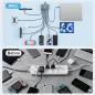 Preview: keepdrum USB-Schnell-Ladestation GaN10 10 Anschlüsse