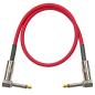 Preview: keepdrum GC028 Patchkabel Klinke Winkel 60cm Rot
