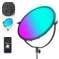 Preview: Neewer Videoleuchte GR18C Rundes LED Panel RGB 18 Zoll mit Mikrofasertuch