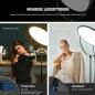 Preview: Neewer Videoleuchte GR18C Rundes LED Panel RGB 18 Zoll mit Mikrofasertuch