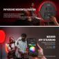 Preview: Neewer Videoleuchte GR18C Rundes LED Panel RGB 18 Zoll mit Mikrofasertuch