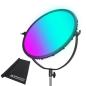 Preview: Neewer Videoleuchte GR18C Rundes LED Panel RGB 18 Zoll mit Mikrofasertuch