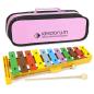 Preview: Sonor Glockenspiel GS mit Tasche Pink