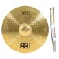 Preview: Meinl Becken HCS20R Ride 20 Zoll mit Schlagzeugstöcken