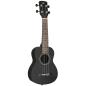 Preview: Cascha Ukulele HH-3969 Sopran Ukulele Linde Schwarz Set