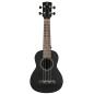 Preview: Cascha Ukulele HH-3969 Sopran Ukulele Linde Schwarz Set