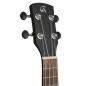 Preview: Cascha Ukulele HH-3969 Sopran Ukulele Linde Schwarz Set