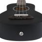 Preview: Cascha Ukulele HH-3969 Sopran Ukulele Linde Schwarz Set