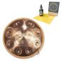 Preview: Patera Handpan HPDM-10 Compact Edelstahl D-Kurd mit Pflegeöl