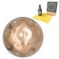 Preview: Patera Handpan HPDM-11 Compact Edelstahl D-Kurd mit Pflegemittel