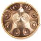 Preview: Patera Handpan HPDM-12 Compact Edelstahl D-Kurd mit Handpan-Ständer