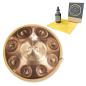 Preview: Patera Handpan HPDM-12 Compact Edelstahl D-Kurd mit Pflegeöl