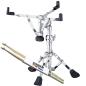 Preview: Tama Snare-Ständer HS80LOW  mit Schlagzeugstöcken