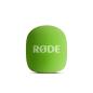 Preview: Rode Handadapter Interview GO Grün mit Fell-Windschutz