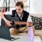 Preview: keepdrum Mechanisches Metronom JPQ101PL Lila mit Glocke