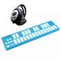 Preview: McMillen K-Board MIDI-Controller Aqua mit Kopfhörer