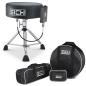 Preview: Eich Hocker DBC400R Subwoofer-Hocker Leder Komplett-Set mit Taschen
