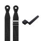 Preview: Lava Music Gitarrengurt Ideal Strap 2 Schwarz mit Saitenkurbel