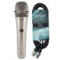 Preview: Telefunken Mikrofon M80 Satin Chome mit XLR-Kabel