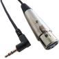 Preview: keepdrum MC-025XJ Audio-Kabel 0,3m XLR- TRS 3,5mm
