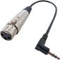 Preview: keepdrum MC-025XJ Audio-Kabel 0,3m XLR- TRS 3,5mm