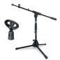 Preview: keepdrum Mikrofonständer MS01T niedriges Stativ mit Mikrofonklammer