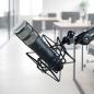 Preview: keepdrum Mikrofon-Spinne MS090B Multi-Spinne Schwarz mit Kabel