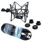 Preview: keepdrum Mikrofon-Spinne MS090B Multi-Spinne Schwarz mit Kabel