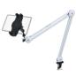 Preview: keepdrum Gelenkarm-Stativ MS138 weiss mit Smartphone-Tablet-Halter