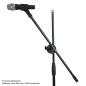 Preview: keepdrum MS096 Mikrofonständer mit MSA067 Mikrofonarm