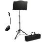 Preview: keepdrum Notenpult MUS024 Notenständer klappbar mit LED-Leuchte