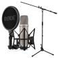 Preview: Rode NT1 5th Generation XLR USB Mikrofon mit Stativ