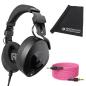 Preview: Rode NTH-100 Kopfhörer mit 2.4m Kabel Pink mit Tuch